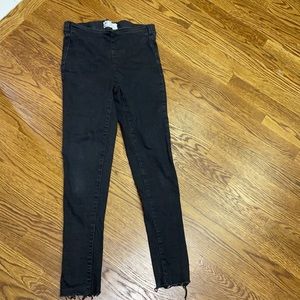 Free people black denim leggings 26